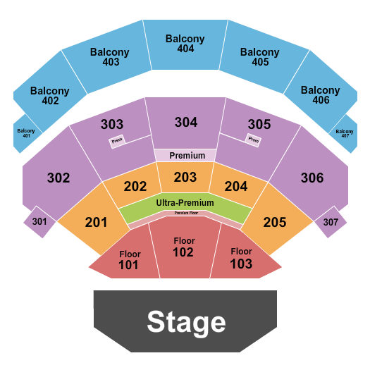 Dolby Live Bruno Mars Seating Chart